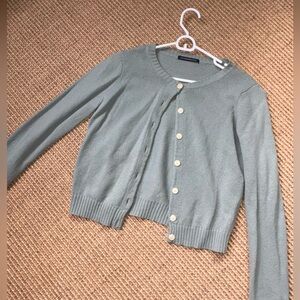 Brandy Melville Sage Button Down Cardigan